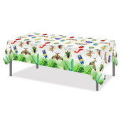 130*220cm Multikas Kevadine Putukate Dragonfly Party Ühekordsed lauakatted Baby Shower Sünnipäevapeo Matkamatt Laudlina Dekoratsioon