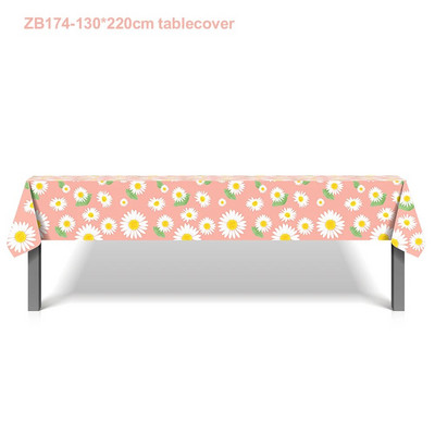 Proslava cvijeta tratinčice Jednokratni stolnjak Rođendanska zabava Podmetač za piknik Pokrivač za stol Jednokratni stolnjaci Baby Shower Svadbena zabava