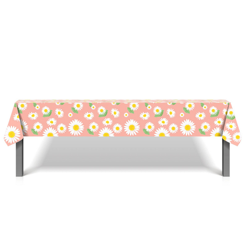 Proslava cvijeta tratinčice Jednokratni stolnjak Rođendanska zabava Podmetač za piknik Pokrivač za stol Jednokratni stolnjaci Baby Shower Svadbena zabava