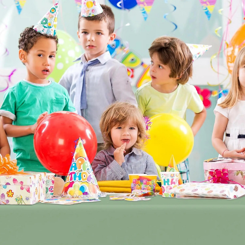 Ühevärvilised salveirohelised laudlinakaunistused Lauakate Soliidne salveiroheline tervituspeotarbed sünnipäevaks