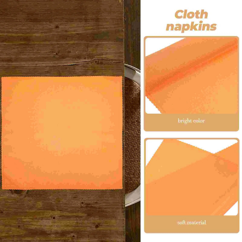 6 tk riidest salvrätik puuvillased salvrätikud söögilaua kangas pehme õhtusöök pestav hotell