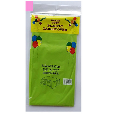 Πλαστικό τραπεζομάντιλο μιας χρήσης, Ορθογώνιο 6 x 4,5 πόδια, Καλύμματα τραπεζιών για πάρτι, φεστιβάλ, μπαρ, επέτειο