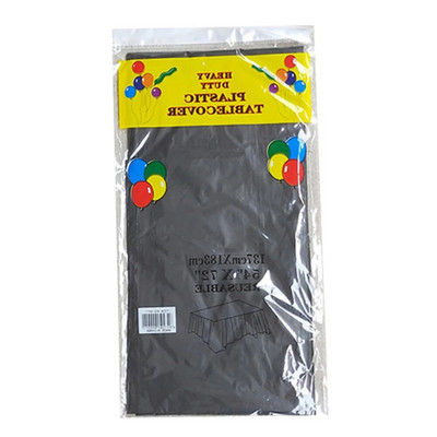 Πλαστικό τραπεζομάντιλο μιας χρήσης, Ορθογώνιο 6 x 4,5 πόδια, Καλύμματα τραπεζιών για πάρτι, φεστιβάλ, μπαρ, επέτειο