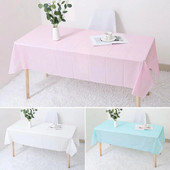 2 tk laudlina ühekordselt kasutatav veekindel ristkülik plastikkaitse, ühevärviline plekkidevastane lauajooksja kate peotarbed