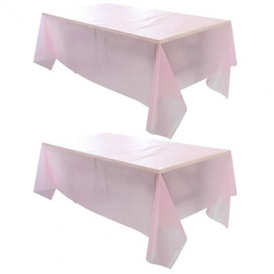 2 tk laudlina ühekordselt kasutatav veekindel ristkülik plastikkaitse, ühevärviline plekkidevastane lauajooksja kate peotarbed