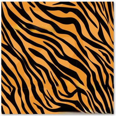 20 vnt./lot. Džiunglių safari gyvūnų spausdinimo popierinės servetėlės Tiger Leopard Zebra Stripes Lapų temos kokteilių vakarėlio aikštės vakarienės servetėlės