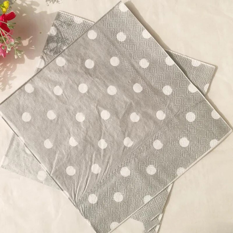 Visokokvalitetni tiskarski papirni ručnik u boji Novogodišnji stol za zabavu Obitelj Zaštita okoliša Jednokratni papirnati ručnik od čiste drvene mase