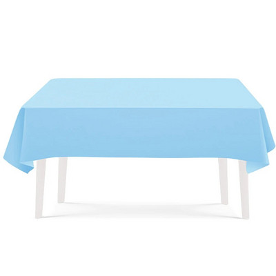 Vientisa šviesiai mėlyna tema Gimtadienis Super mergaičių papuošalai Vakarėliui Vienkartiniai stalo reikmenys Popierinės servetėlės Puodeliai Lėkštės Staltiesės Šiaudeliai