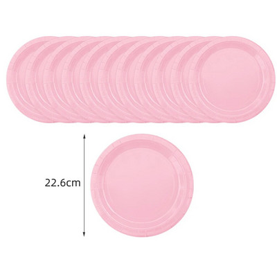 Soliidne roosa Teema Sünnipäev Super Tüdrukute Kaunistused Pidu Ühekordsed lauanõud Pabersalvrätikud Tassid Taldrikud Laudlinad Õled