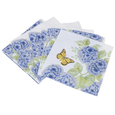 20tk pulmapeo salvrätikud trükitud lillega paberist salvrätikud peotarvete jaoks restorani kohviku sisustus