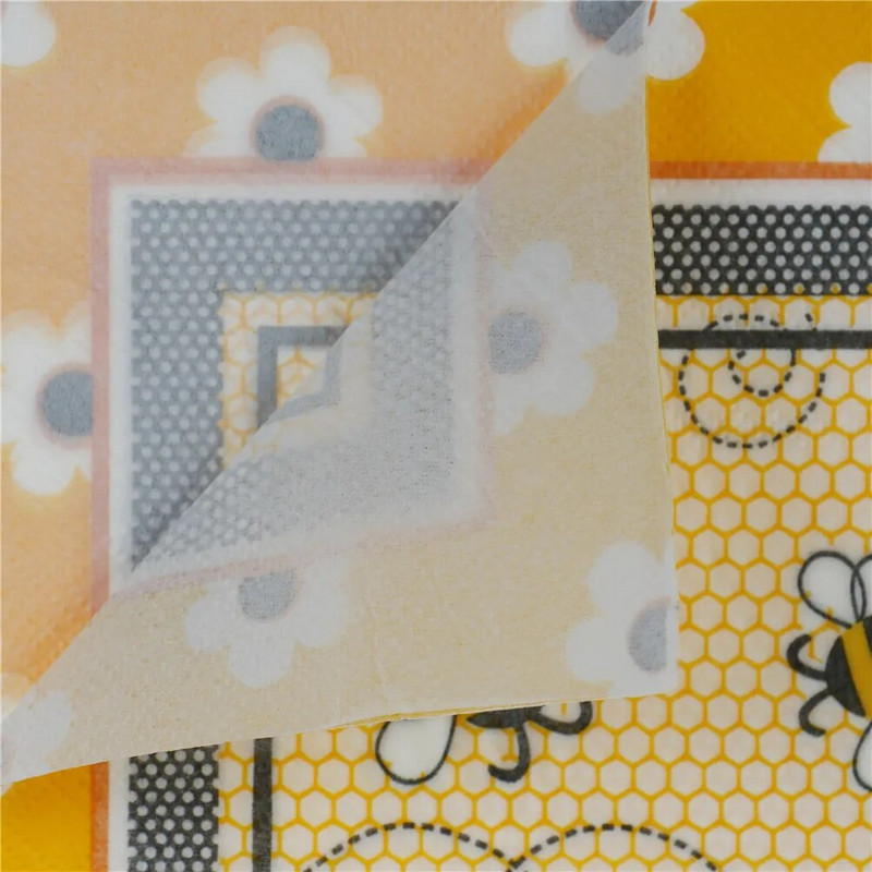 20tk pulmapeo salvrätikud trükitud lillega paberist salvrätikud peotarvete jaoks restorani kohviku sisustus