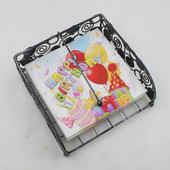 20tk/pakend 33x33cm ühekordselt kasutatavad lapsed palju õnne sünnipäevaks, trükitud laua õhtusöök, salvrätikud, paberist peokaunistus