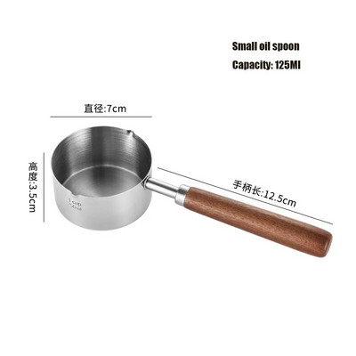 Nerūdijančio plieno mini keptuvė Buitinė karšto aliejaus keptuvė Virti kiaušiniai Karštas šokoladas Karštas Pienas Puodas Buitinis Daugiafunkcis puodas