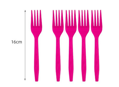 Solidūs rožiniai gimtadienio papuošimai mergaitėms Vienkartiniai stalo reikmenys Popieriaus medžiaga Puodeliai Servetėlės Lėkštės Šakutė Šaukštas Staltiesė