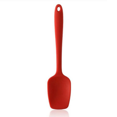 21 cm silikoonist spaatlid kuumakindel lusikas Spaatliga mittenakkuv lusikas painduv kaabits küpsetussegamistööriist