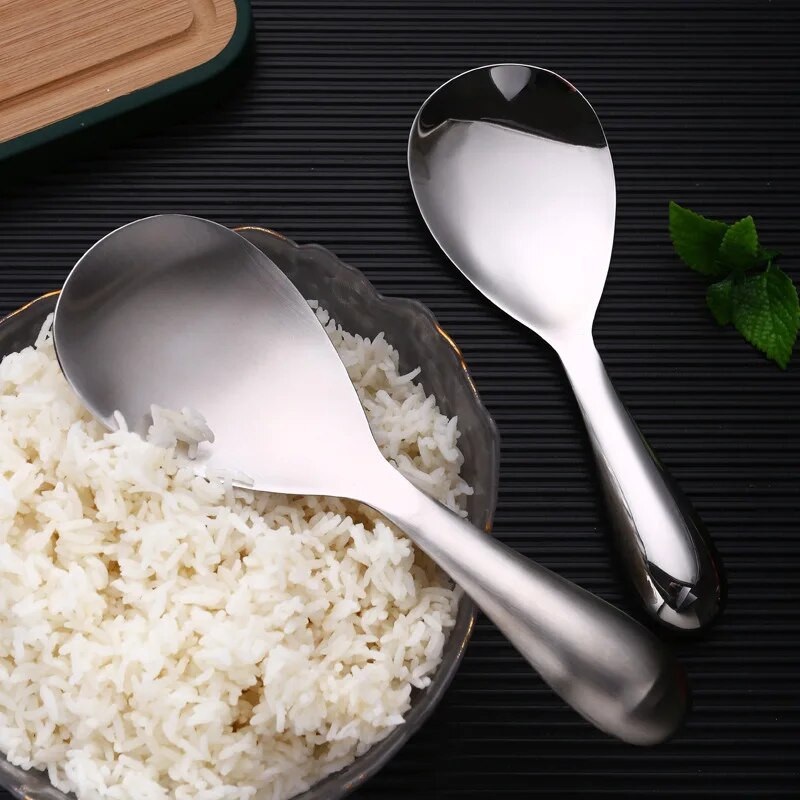 304 roostevabast terasest pika varrega riisisupp lusikas kulp Majapidamistarbed köögitarvikute jaoks Lauanõud Dropshipping