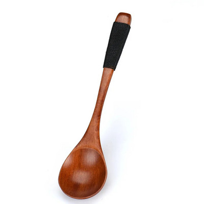 14 cm drvena žlica od bambusa Kuhinjski alat za kuhanje Drvena žličica za juhu Ugostiteljska žlica za kuhinju Novo stiglo Hot Sale