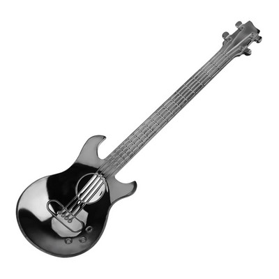 Δημιουργικό κουτάλι κιθάρας από ανοξείδωτο ατσάλι με μακριά λαβή για παγωτό Κουτάλια επιδόρπιο Μικρό κουτάλι τσαγιού για καφέ στο σπίτι Επιτραπέζια σκεύη κουζίνας