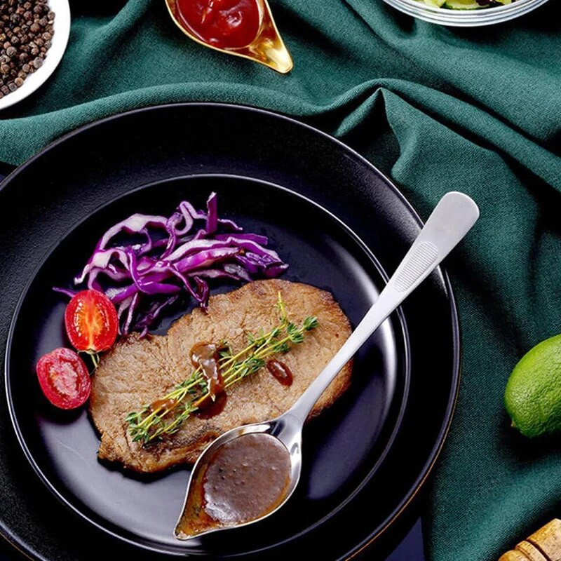 Žlica za predjelo od nehrđajućeg čelika, žlica za umak, žlica za posluživanje, žlica za degustaciju desertnog kolača, žlica za miješanje ukrasa DIY