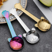 Κουτάλι καφέ από ανοξείδωτο χάλυβα Παχύ Creative Bear Shape Snack Scoop Κουζινικά σκεύη για μαθητές Παιδιά