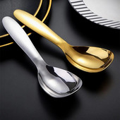 304 roostevabast terasest suure mahutavusega supilusikad hõbedased kuldsed peegliga poleeritud sügavad lauanõud koduköök riisi jaoks