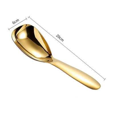 304 roostevabast terasest suure mahutavusega supilusikad hõbedased kuldsed peegliga poleeritud sügavad lauanõud koduköök riisi jaoks