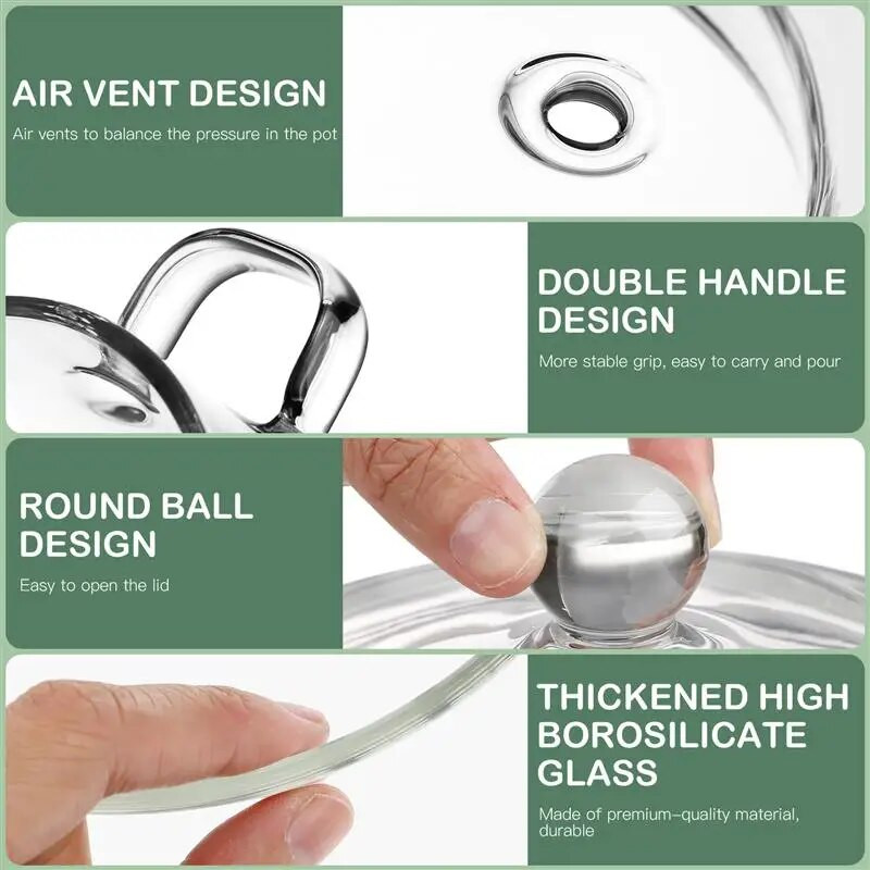 1900 ml köögi supipott pliidiplaadi pott suur panni kaas klaaspott keedupott majapidamispliit kodu supikauss köök