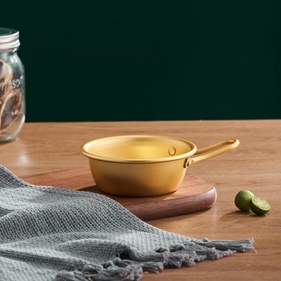 GIANXI korėjiečių ramen puodai iš aliuminio lydinio / nerūdijančio plieno virimo puodai su dviguba rankena dujiniu universaliu sriubos troškintuvu