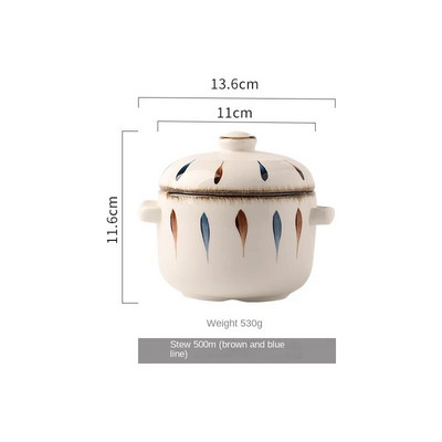 KAWASIMAYA keraamiline väike hautamispott Vesihautis Majapidamises ühe munaga hautis Auruti supipott Konserveeritud linnupesa Eriotstarbeline