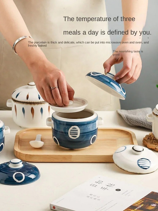 KAWASIMAYA keraamiline väike hautamispott Vesihautis Majapidamises ühe munaga hautis Auruti supipott Konserveeritud linnupesa Eriotstarbeline