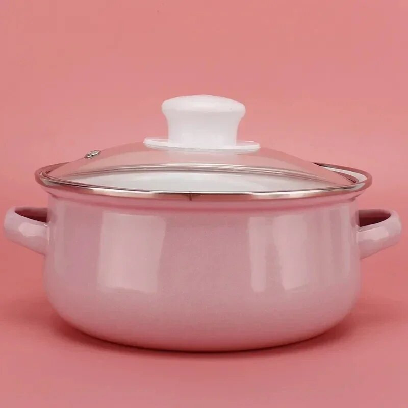 Juha od emajla Mlijeko Dodatak hrani za bebe Binauralno kuhanje rezanaca Zdjela za održavanje svježine Indukcijsko kuhalo