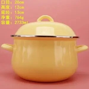 Εσμάλτη κατσαρόλα Mini Macarons Χρώμα Μικρή κατσαρόλα για σούπας Σμάλτο Χοντρό σμάλτο Διπλό κατσαρολάκι για τα αυτιά Συμπληρωματικό επιδόρπιο φαγητού Κατσαρόλα Μαγειρικά σκεύη κουζίνας