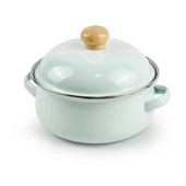 Emailipott kiirnuudlipott emailiga emailiga väike kastrul supipott induktsioonpliit gaasipliiti saab soojendada suvel uus piparmünt