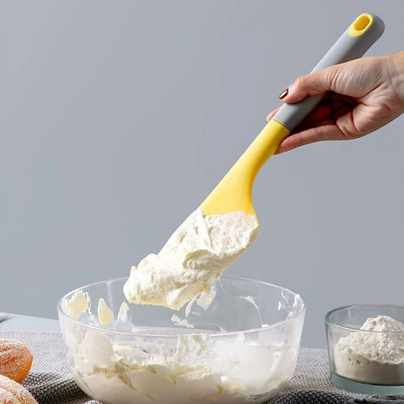 34 cm torto kremo mentele Nelipnus omleto mentelė Turner sviesto grandiklis Miltų maišymo kepimo įrankis karščiui atsparus tešlos grandiklis