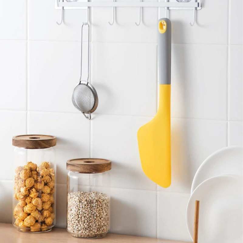 34 cm torto kremo mentele Nelipnus omleto mentelė Turner sviesto grandiklis Miltų maišymo kepimo įrankis karščiui atsparus tešlos grandiklis