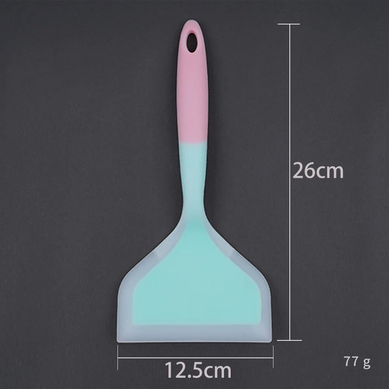 Namų virtuvės reikmenys silikoniniai mentelės jautienos mėsa kiaušiniai virtuvės grandiklis Platus picos kastuvas Nelipnus vartytuvai maisto keltuvai