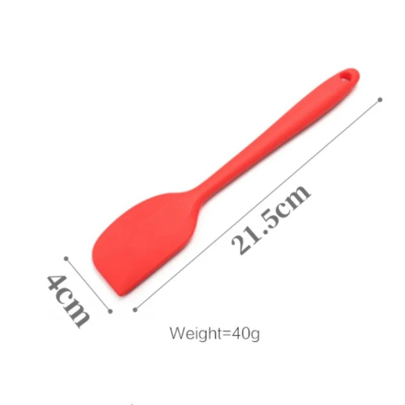 1 τεμ. Κρέμα σιλικόνης κουζίνας Σπάτουλα για κέικ βουτύρου Αναμειγνύοντας κουρκούτι ξύστρα Βούρτσα μίξερ βουτύρου Βούρτσες κέικ ψησίματος Εργαλεία κουζίνας