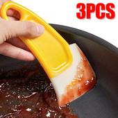 1/3 vnt. Virtuvės grandiklis Aliejaus dėmių valymas Silikono mentele Pyrago kepimo Tešlos įtaisai Nešvarūs keptuvės indai Valytojas Įrankiai Grandiklis