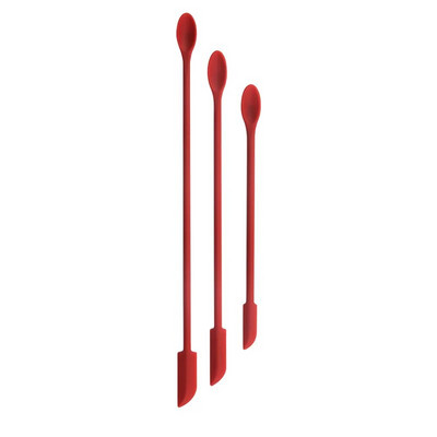 Cosmetics Scoop Skincare Products Mini Silicone Double Head Small pointed Scraper Jam Scraper Σετ εργαλείων ψησίματος 3 τεμαχίων