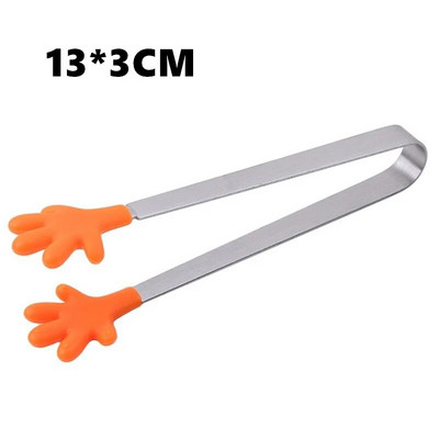 3 vnt. Plastikinės maisto žnyplės Virtuvės žnyplės Neslystančios kepimo spaustukas Grilio salotų įrankiai Grilis Virtuvės priedai Tortų duonos spaustukai