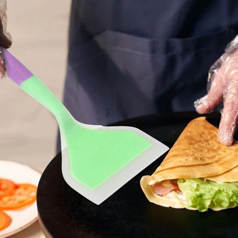 Silikoonist kööginõud Toiduvalmistamisnõud Spaatel Veiseliha Muna Köögikaabits Lai pitsa keedutööriistad Labidas Mittenakkuva spaatliga
