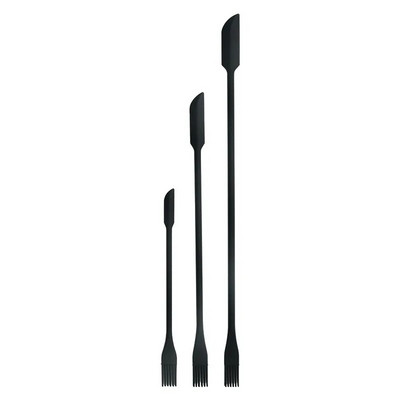 Šaukštelis uogienei braukti 3 dalių virimo silikoninės menteles su dviem galais mažo smailiojo grandiklio rinkinys virtuvės kepimo įrankiai