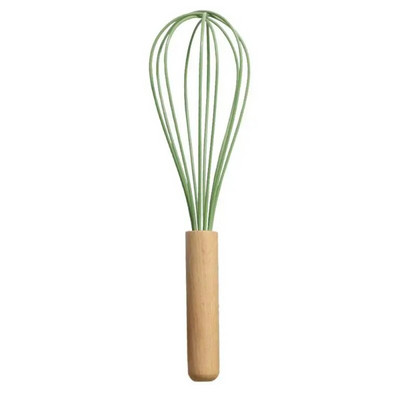 Silikoonist kööginõud Mittenakkuvad kööginõud köögiriistade komplekt Spaatliga Labidas Munapeksjad Puidust käepidemega köögitööriistad