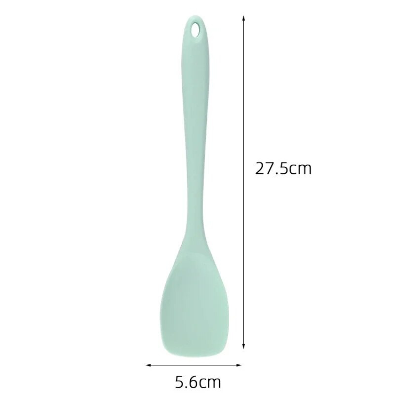 Silikoninis anties liežuvio grandiklis Kastuvas Maisto klasės nelipnus sviestas Gaminimas silikonine mentele salotų maišymo grandiklis pyrago kepimo įrankis