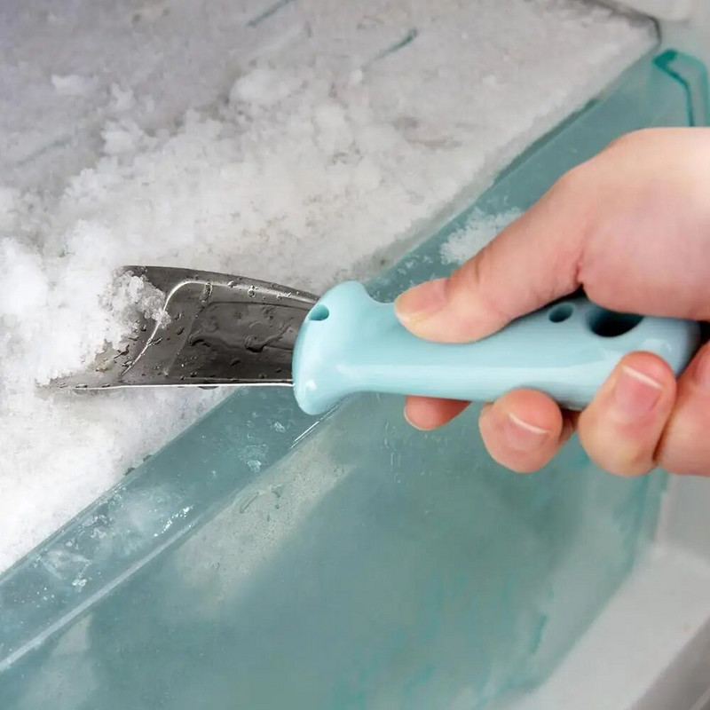 Šaldytuvo atitirpinimo kastuvas, ledo šaldiklis, buitinės valymo priemonės, nerūdijantis plienas, ledo šalinimo kastuvas