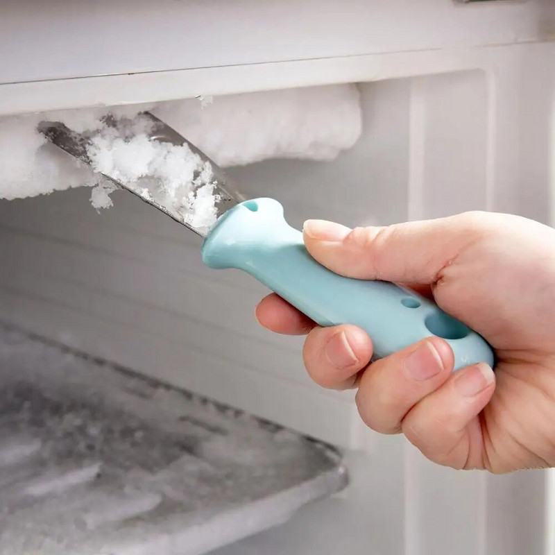 Šaldytuvo atitirpinimo kastuvas, ledo šaldiklis, buitinės valymo priemonės, nerūdijantis plienas, ledo šalinimo kastuvas