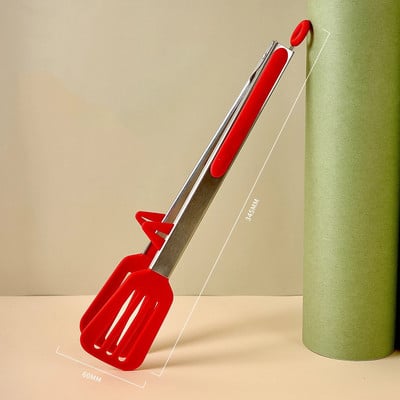 Hvataljka za hranu Kuhinjske hvataljke od nehrđajućeg čelika Silikonske najlonske neklizajuće kopče za kuhanje Stezaljka Roštilj Alati za salatu Roštilj Kuhinjski pribor