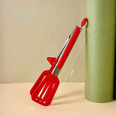 Hvataljka za hranu Kuhinjske hvataljke od nehrđajućeg čelika Silikonske najlonske neklizajuće kopče za kuhanje Stezaljka Roštilj Alati za salatu Roštilj Kuhinjski pribor