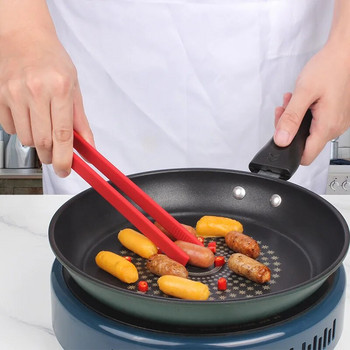 Μαγειρική λαβίδα σιλικόνης για τοστ τσιμπίδα για λαβίδες κουζίνας Αντιολισθητικός σφιγκτήρας μαγειρέματος Εργαλεία σαλάτας μπάρμπεκιου Γκριλ Αξεσουάρ κουζίνας
