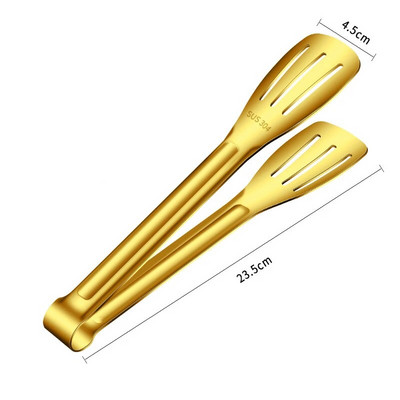 Libisemisvastased roostevabast terasest köögitoidutangid grill-liha-leiva serveerimisklamber Grill-puhvetklamber Toiduvalmistamise tarvikud 7/9/12 tolli